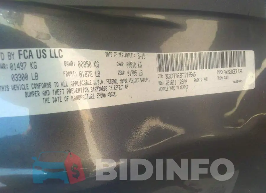 3C3CFFAR2FT710545 Photo# 9