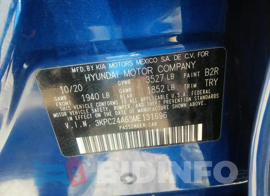 3KPC24A65ME131696 Photo# 9