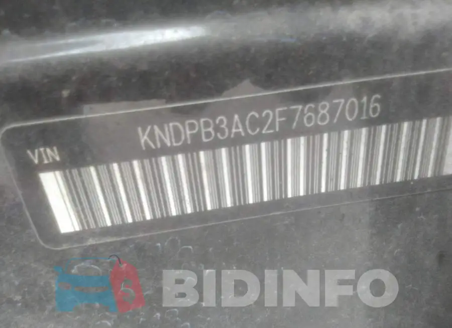 KNDPB3AC2F7687016 Photo# 9