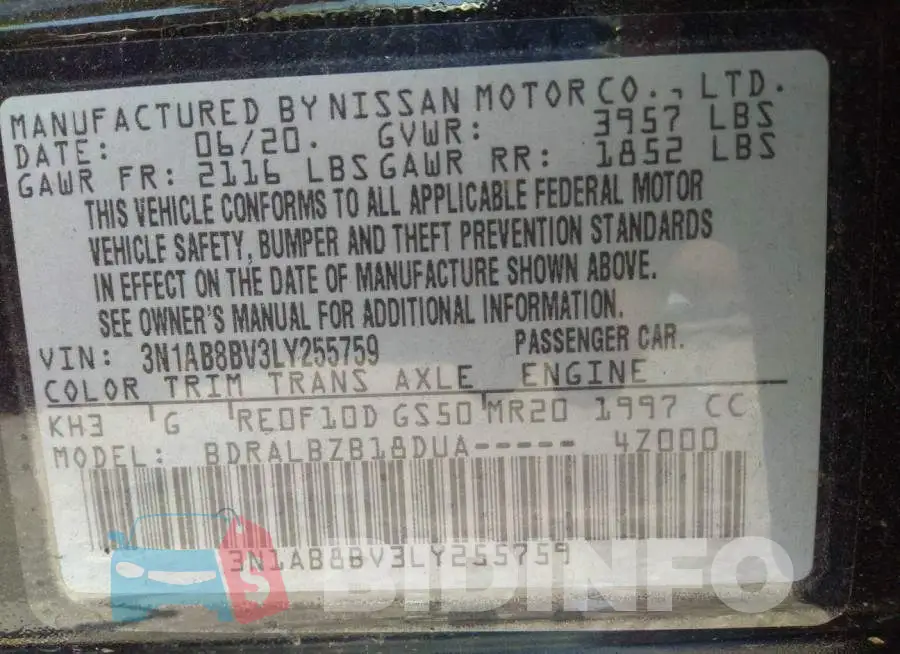 3N1AB8BV3LY255759 Photo# 9
