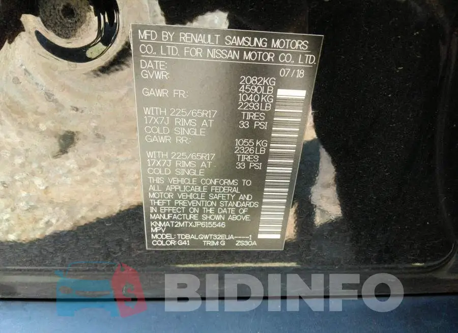KNMAT2MTXJP615546 Photo# 9