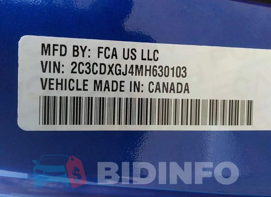 2C3CDXGJ4MH630103 Photo# 9