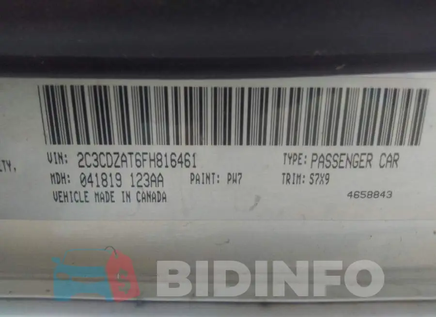 2C3CDZAT6FH816461 Photo# 9