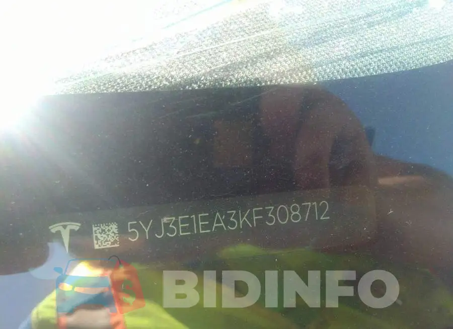 5YJ3E1EA3KF308712 Photo# 9