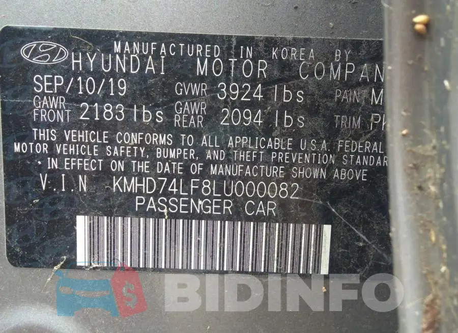 KMHD74LF8LU000082 Photo# 9