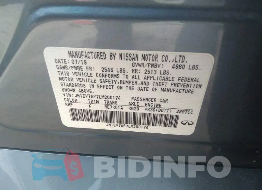 JN1EV7AP7LM200174 Photo# 9