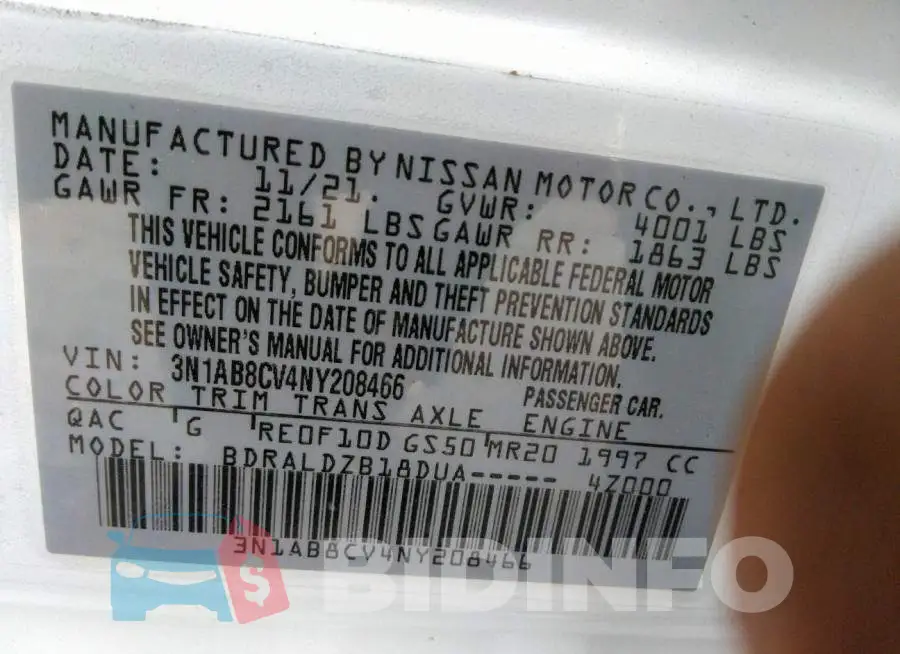 3N1AB8CV4NY208466 Photo# 9