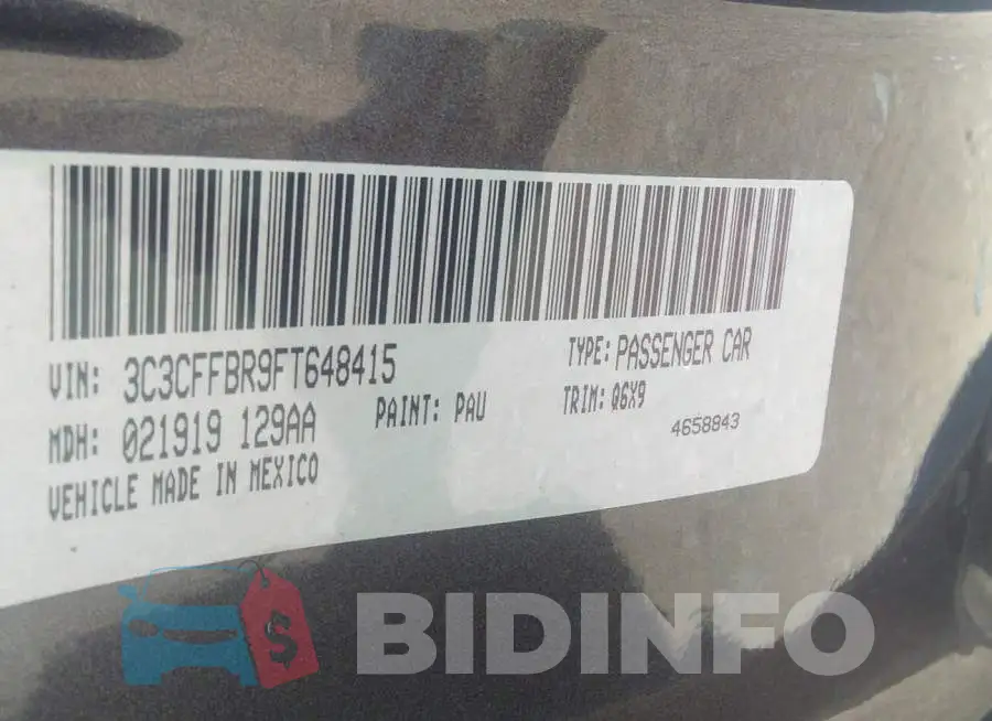 3C3CFFBR9FT648415 Photo# 9