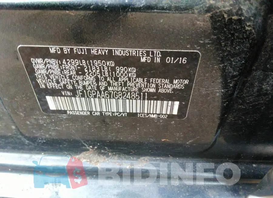 JF1GPAA67G8248511 Photo# 9