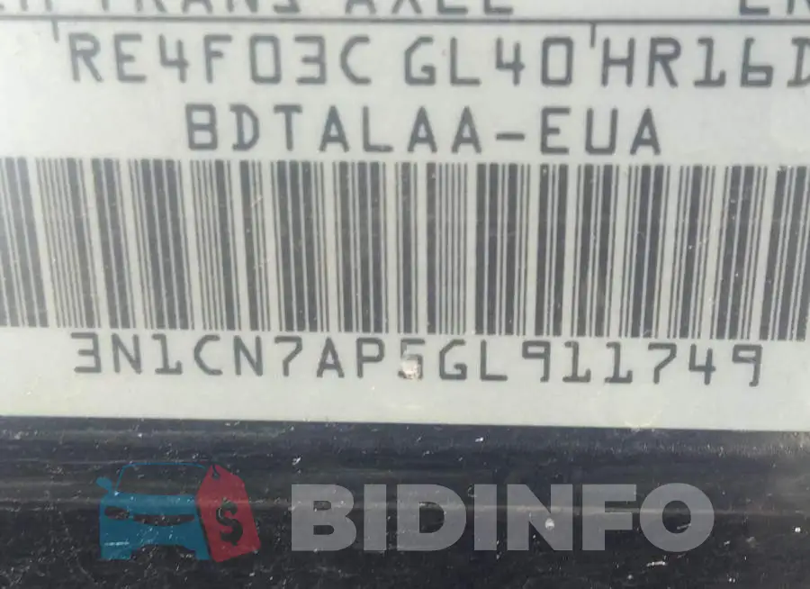 3N1CN7AP5GL911749 Photo# 9