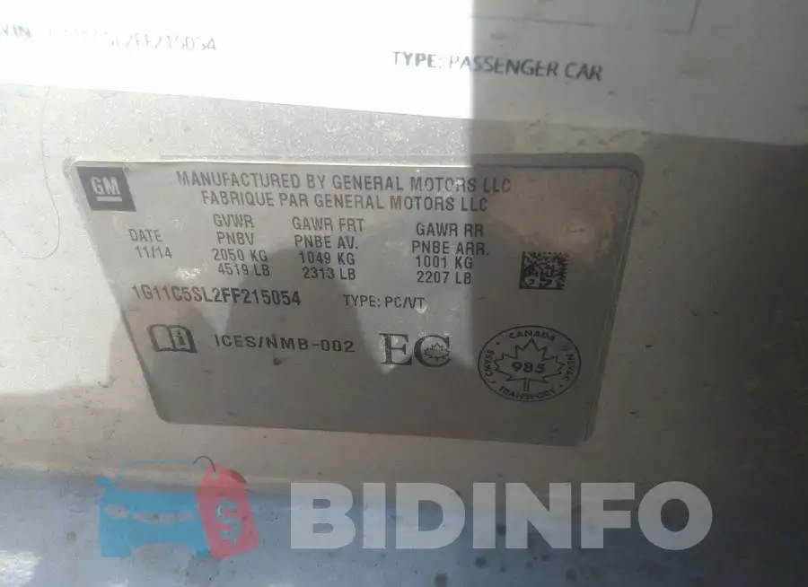 1G11C5SL2FF215054 Photo# 9