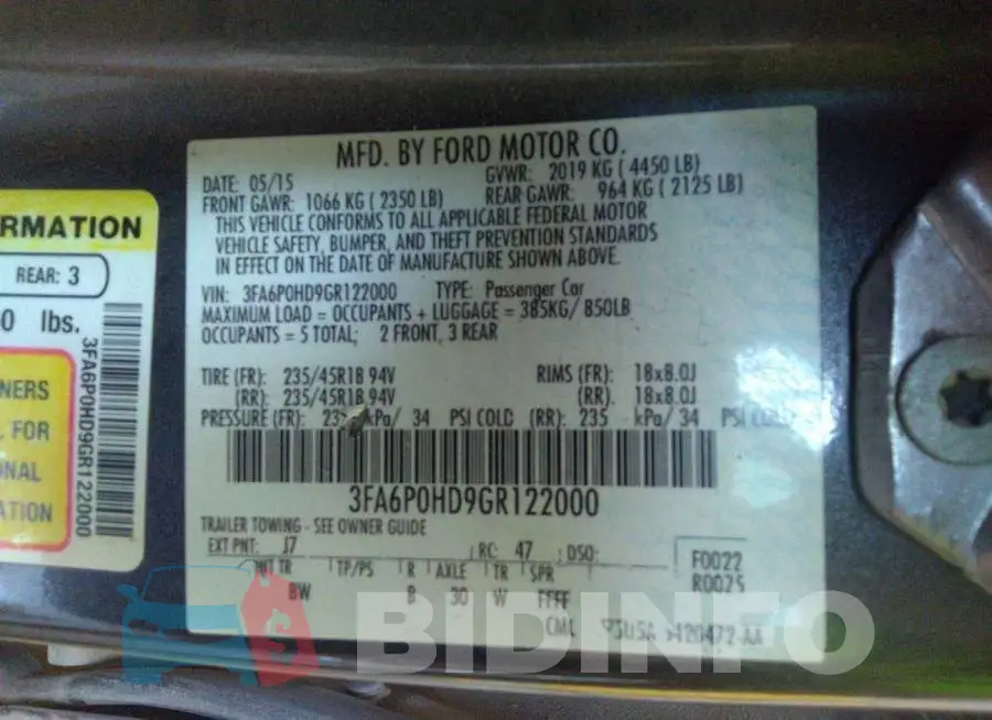 3FA6P0HD9GR122000 Photo# 9