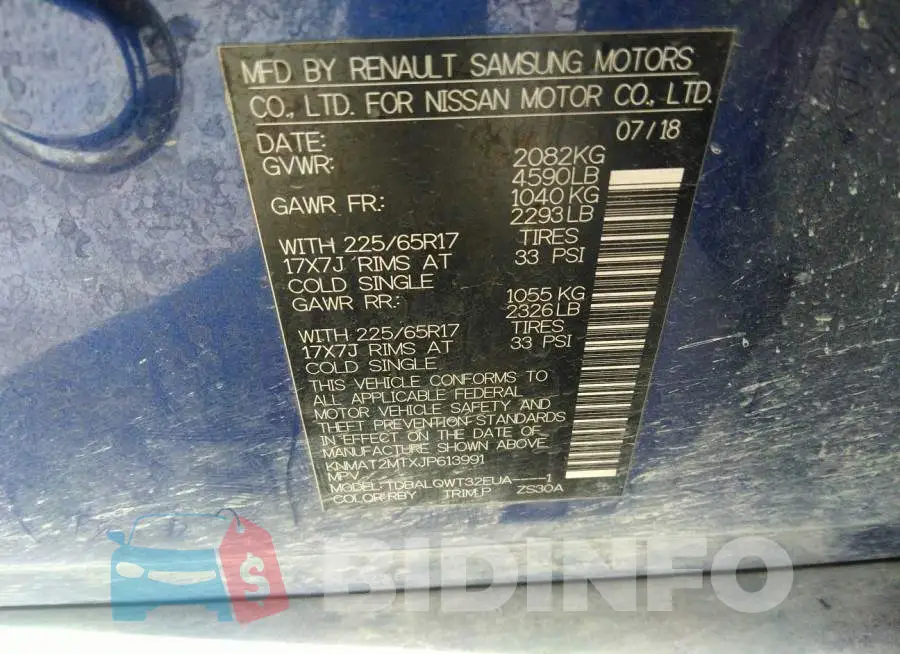 KNMAT2MTXJP613991 Photo# 9