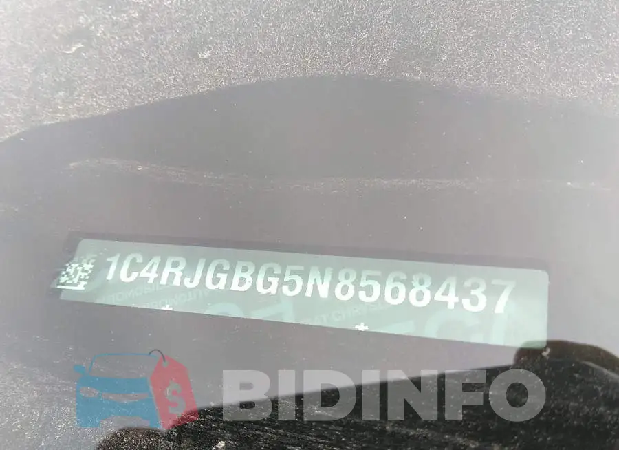 1C4RJGBG5N8568437 Photo# 9