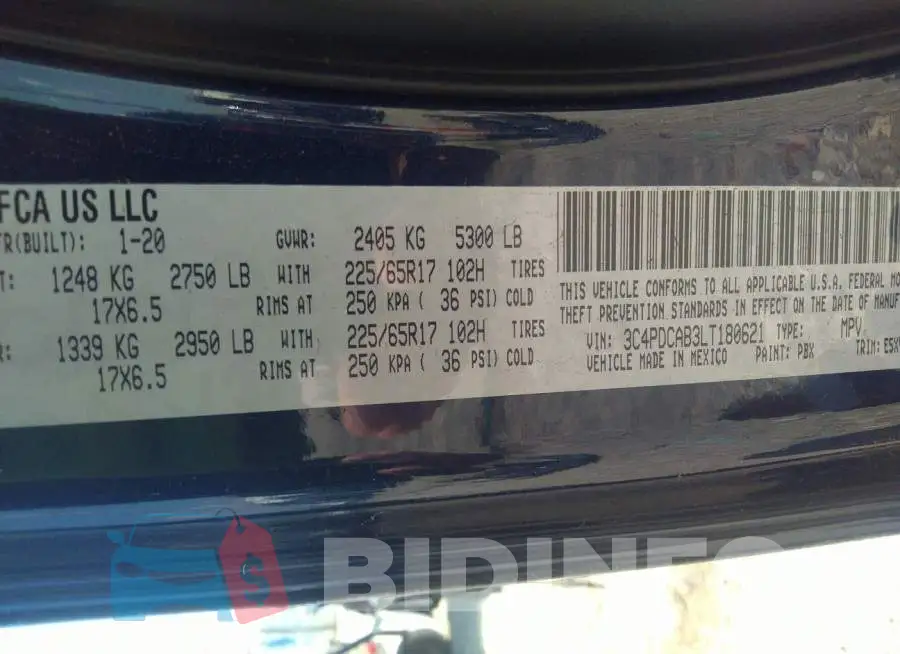 3C4PDCAB3LT180621 Photo# 9