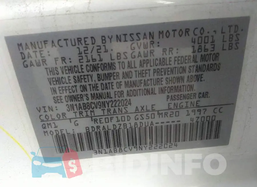 3N1AB8CV9NY222024 Photo# 9