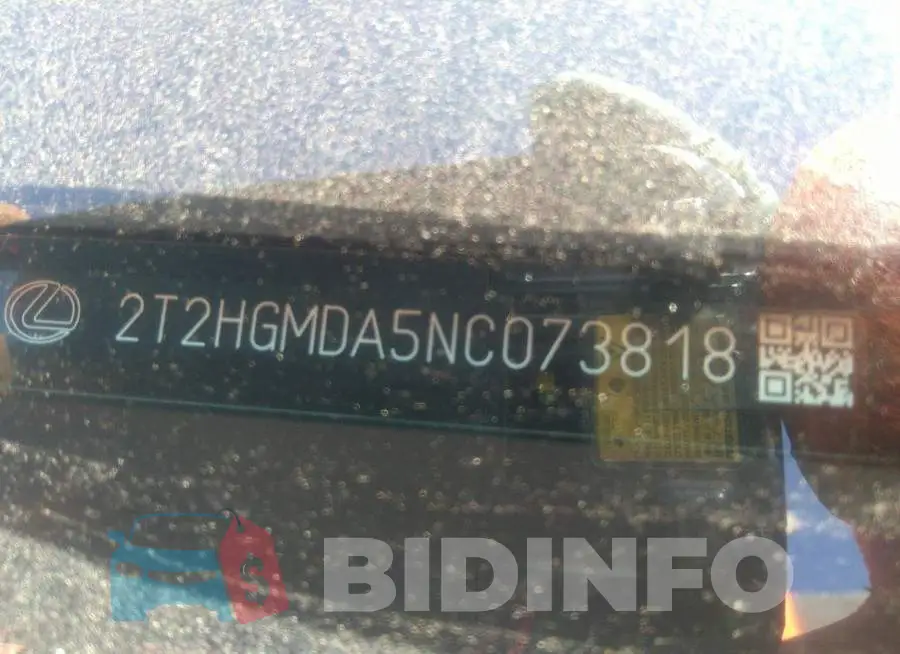 2T2HGMDA5NC073818 Photo# 9