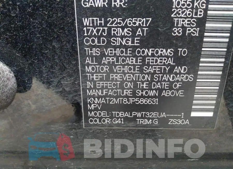 KNMAT2MT8JP586631 Photo# 9