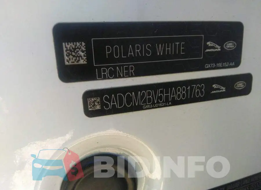 SADCM2BV5HA881763 Photo# 9