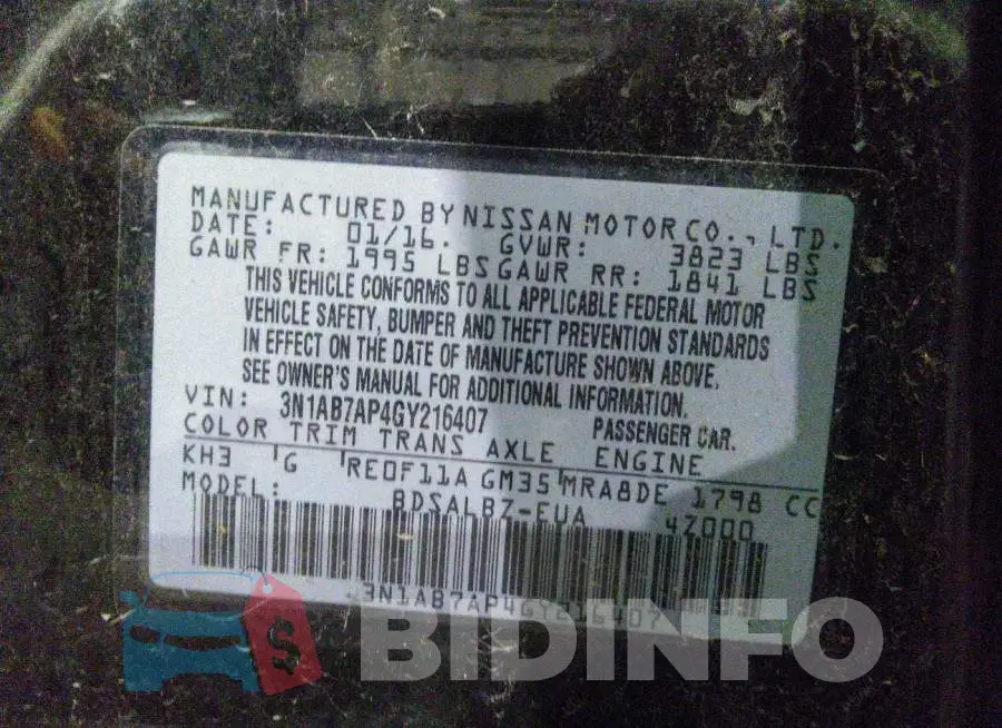001AB7AP4GY216407 Photo# 9