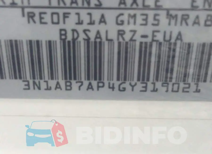 3N1AB7AP4GY319021 Photo# 9