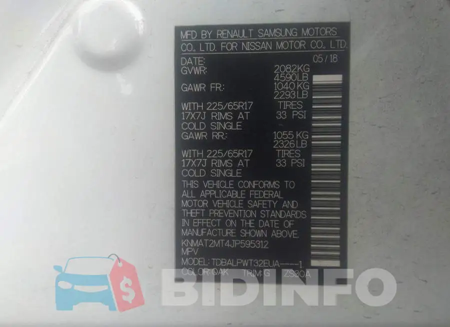 KNMAT2MT4JP595312 Photo# 9