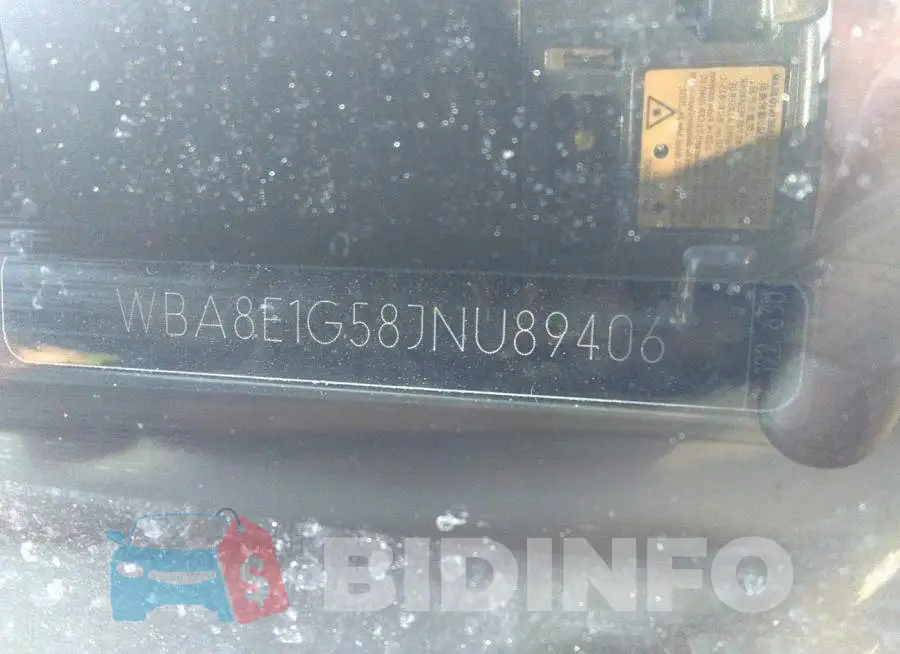 WBA8E1G58JNU89406 Photo# 9