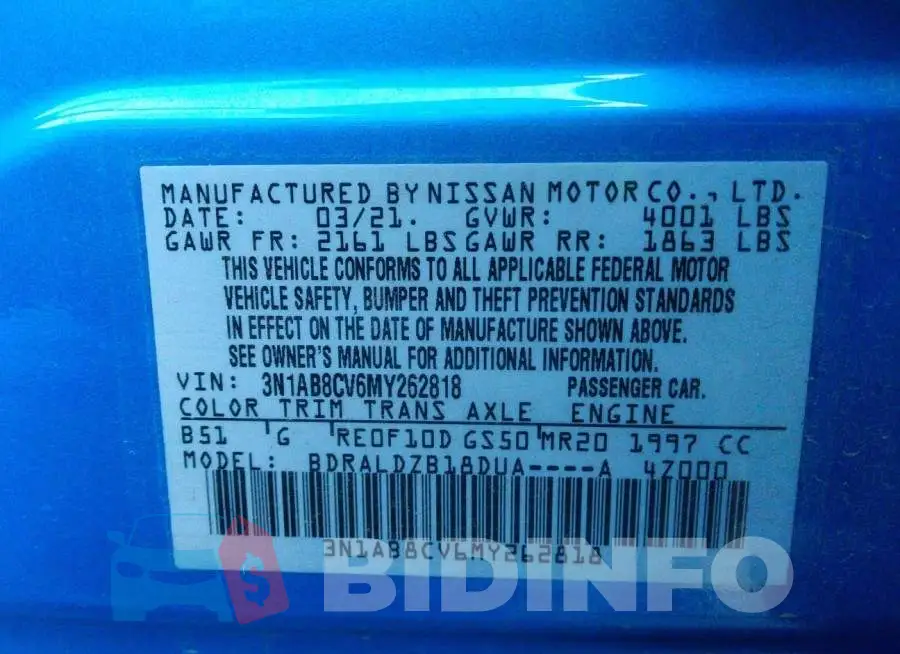 3N1AB8CV6MY262818 Photo# 9