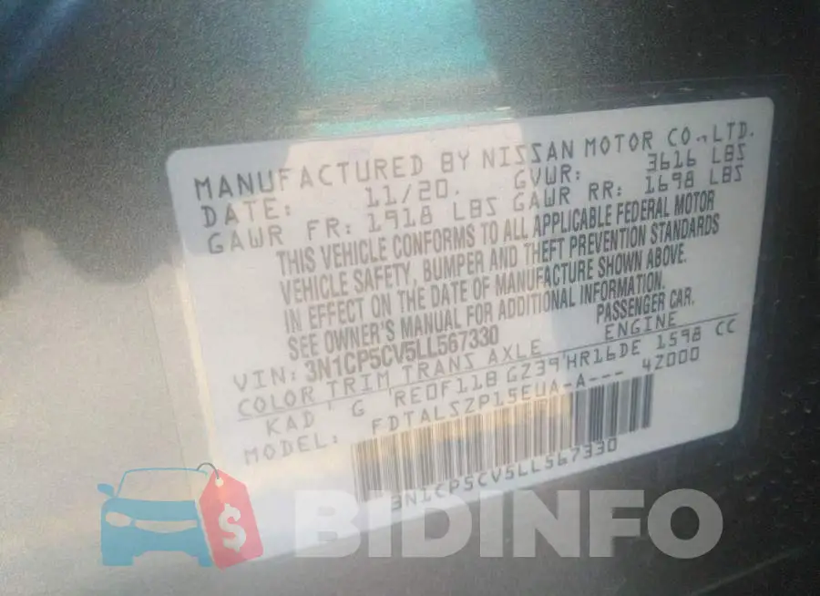 3N1CP5CV5LL567330 Photo# 9