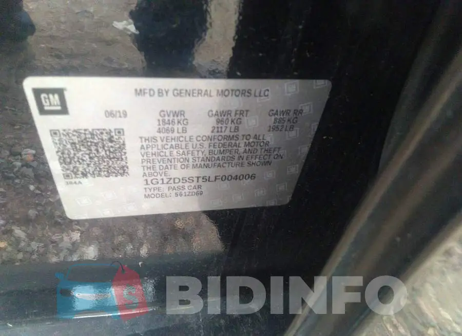 1G1ZD5ST5LF004006 Photo# 9