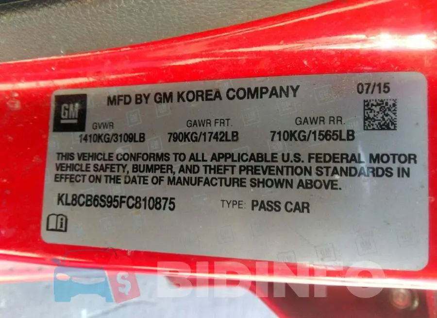 KL8CB6S95FC810875 Photo# 9