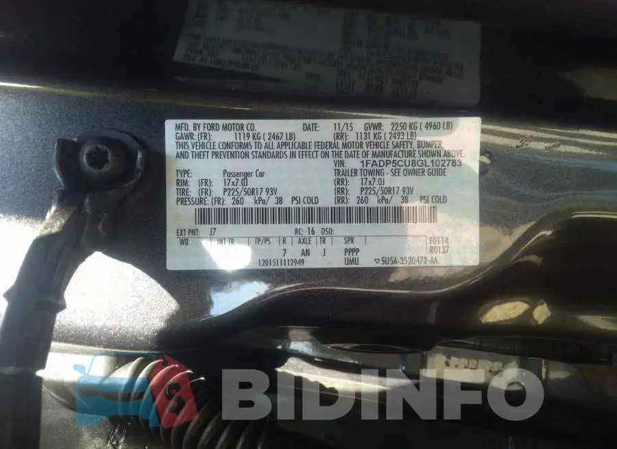 1FADP5CU8GL102783 Photo# 9