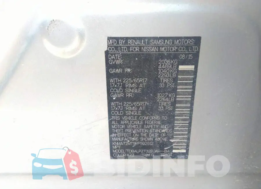 KNMAT2MT9FP592512 Photo# 9