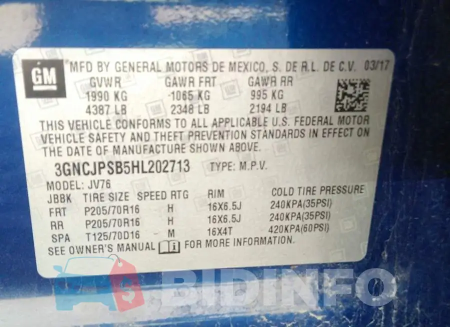 3GNCJPSB5HL202713 Photo# 9