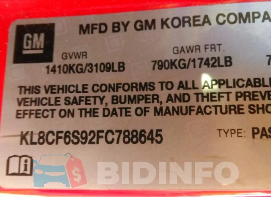 KL8CF6S92FC788645 Photo# 9