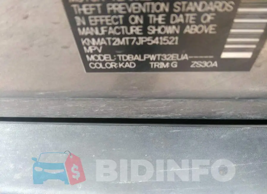 KNMAT2MT7JP541521 Photo# 9