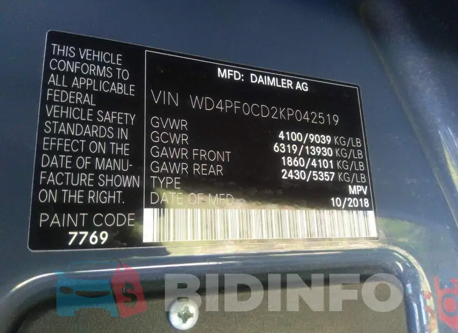 WD4PF0CD2KP042519 Photo# 9
