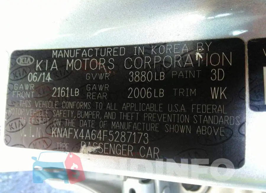 KNAFX4A64F5287173 Photo# 9