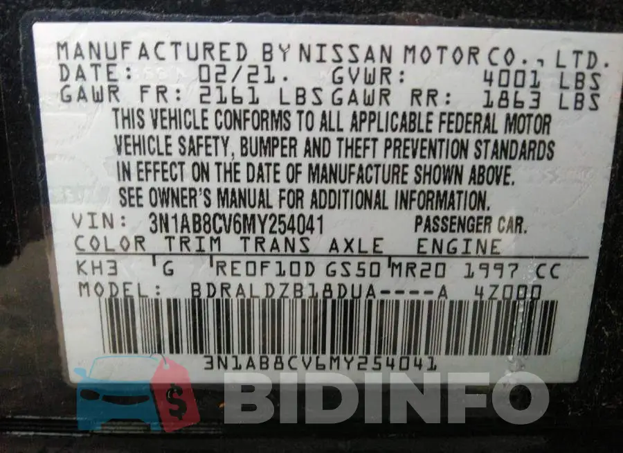 3N1AB8CV6MY254041 Photo# 9