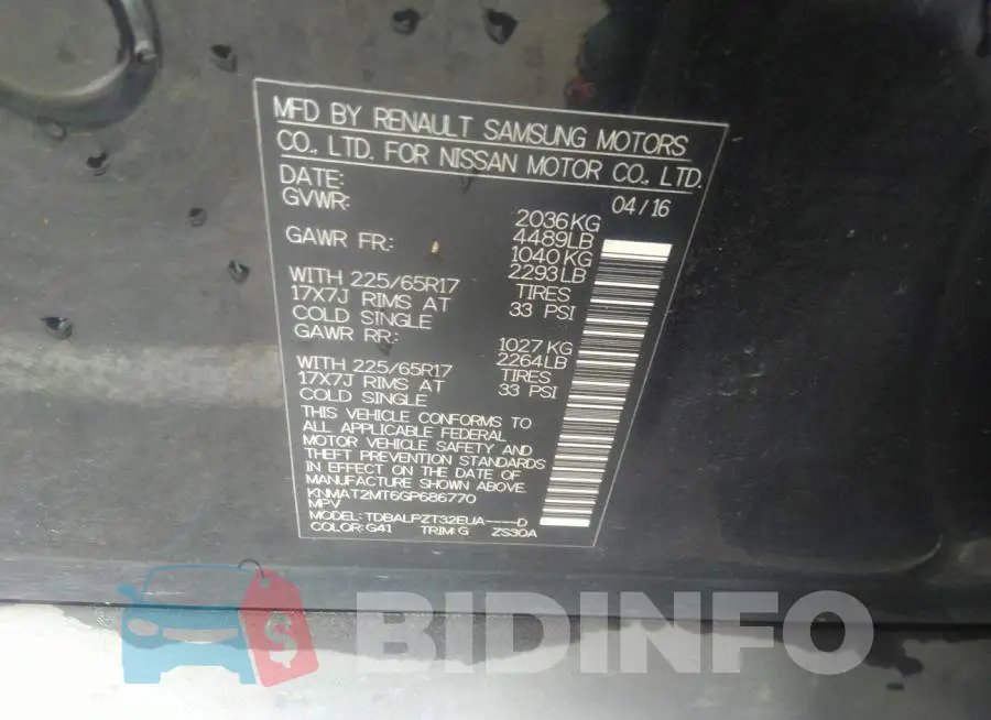 KNMAT2MT6GP686770 Photo# 9
