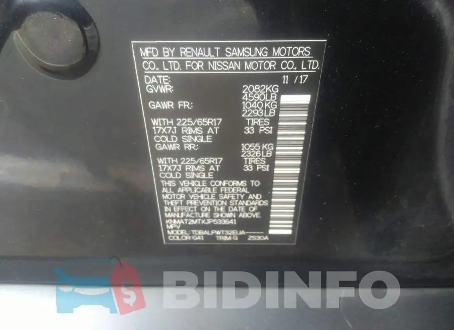 KNMAT2MTXJP533641 Photo# 9