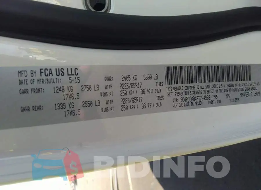 3C4PDCAB4FT724998 Photo# 9
