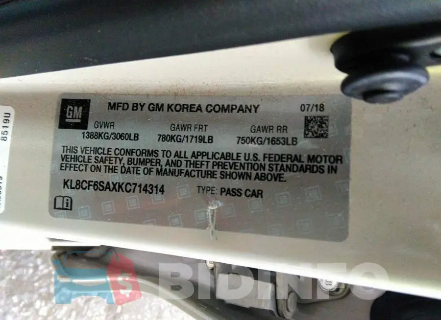 KL8CF6SAXKC714314 Photo# 9