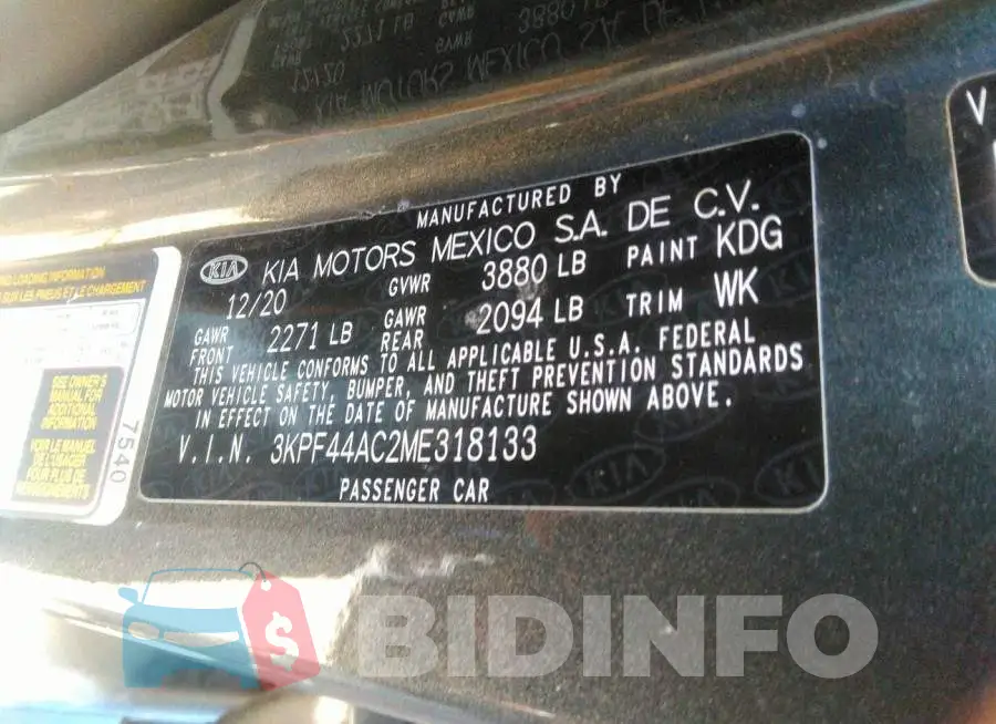 3KPF44AC2ME318133 Photo# 9