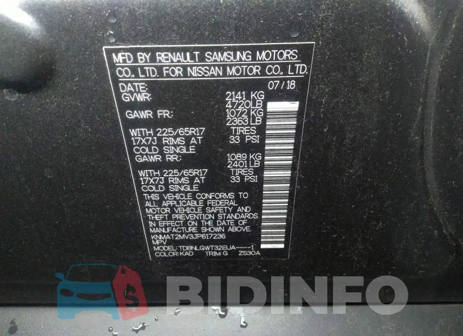 KNMAT2MV3JP617236 Photo# 9
