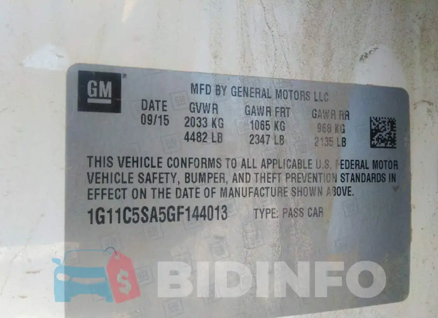 1G11C5SA5GF144013 Photo# 9