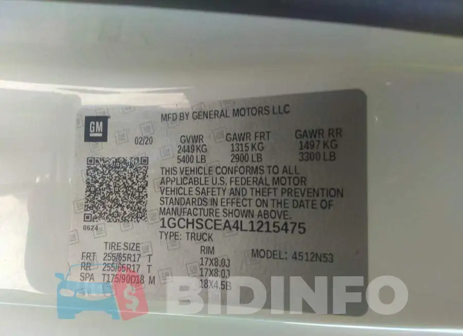 1GCHSCEA4L1215475 Photo# 9