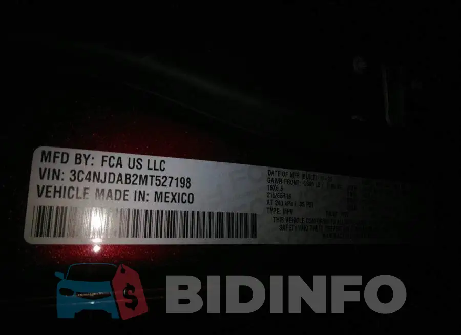 3C4NJDAB2MT527198 Photo# 9