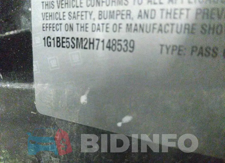 1G1BE5SM2H7148539 Photo# 9