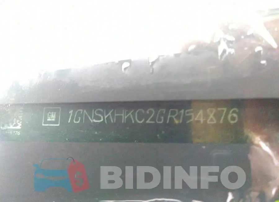 1GNSKHKC2GR154876 Photo# 9